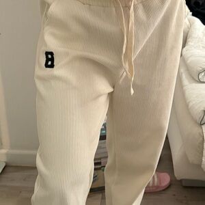 Cream Joggers